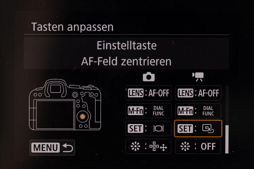Einstellungen Canon EOS R5 - Tipps für das optimale Setup 22