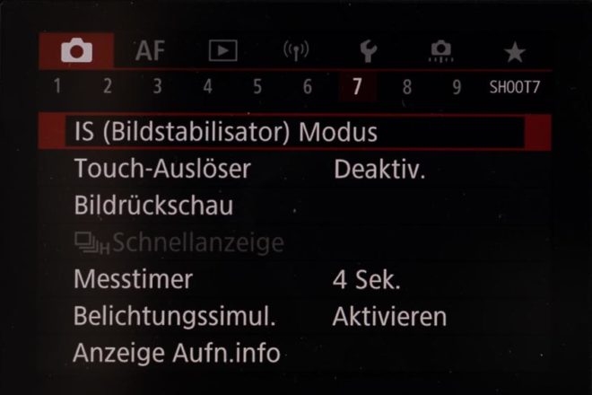 Einstellungen Canon EOS R6 - Tipps für das optimale Setup 7