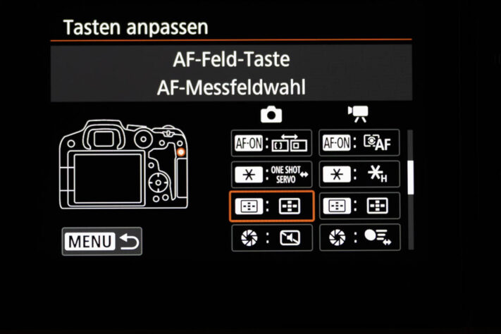 Einstellungen Canon EOS R7 - Tipps & Tricks, Menü Konfiguration 36